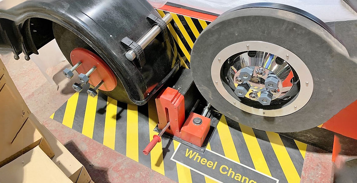 British Leyland Museum Wheel Change