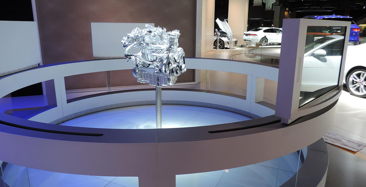 Jaguar Land Rover Engine Display