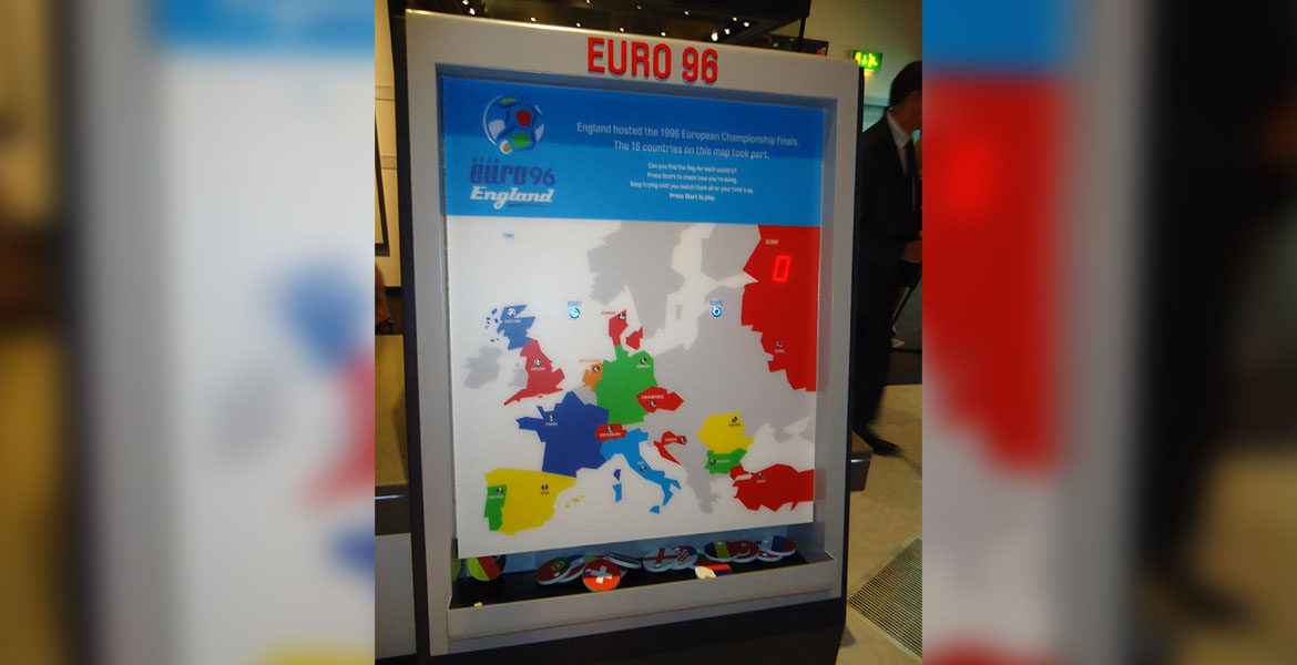 National Football Museum Euro 98 Map